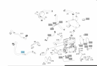 奔馳OM936發動機冷卻液管路A9362035402